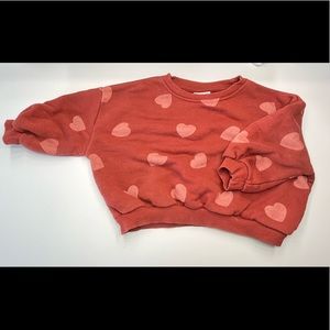 Pink Hearts Baby Zara Sweatshirt💖
